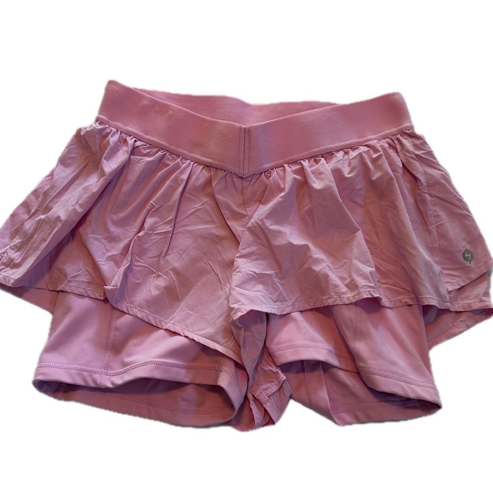 POPFLEX Ladies Pink Shorts with Liner